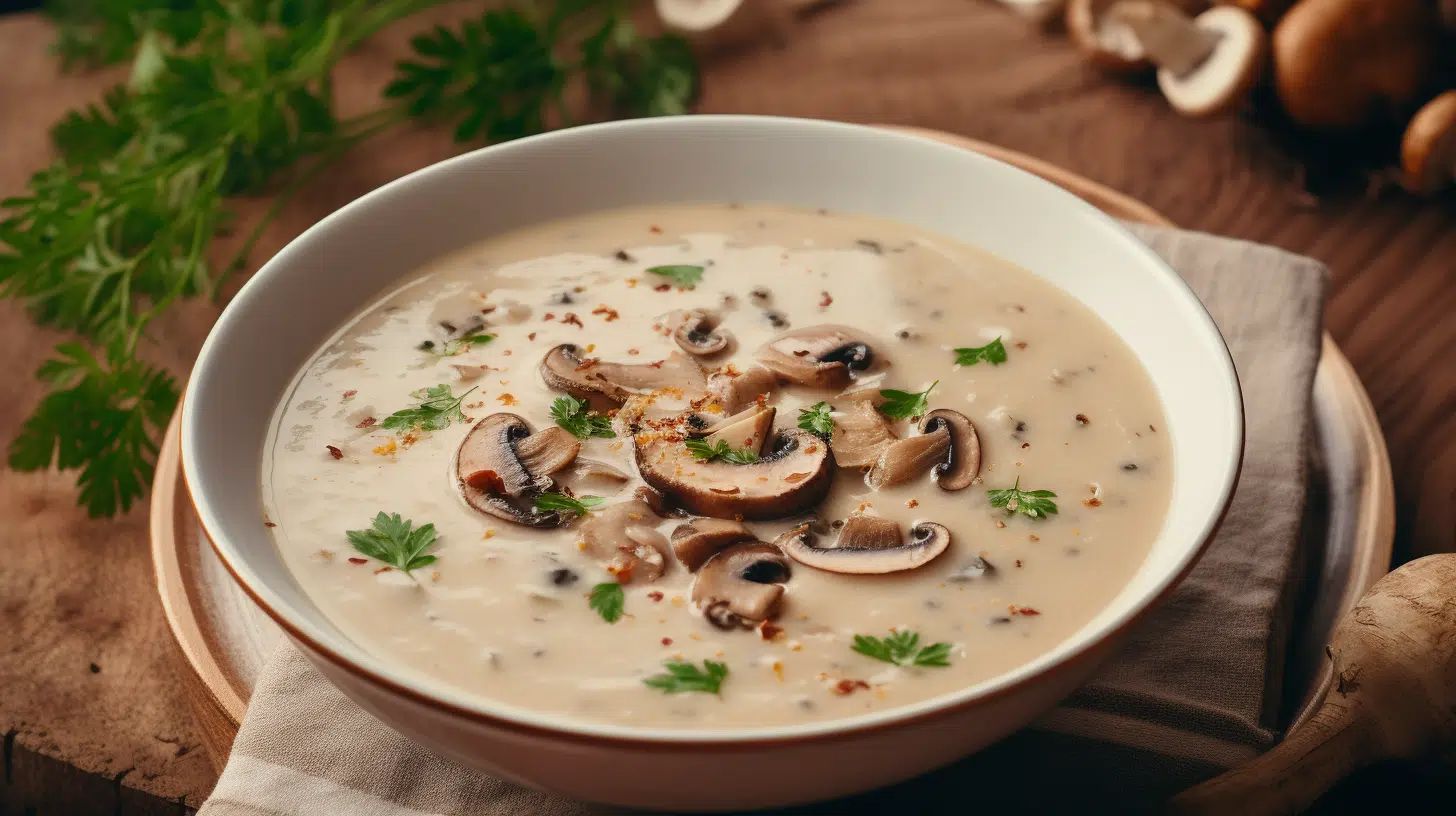 Making Porcini Mushroom Velouté